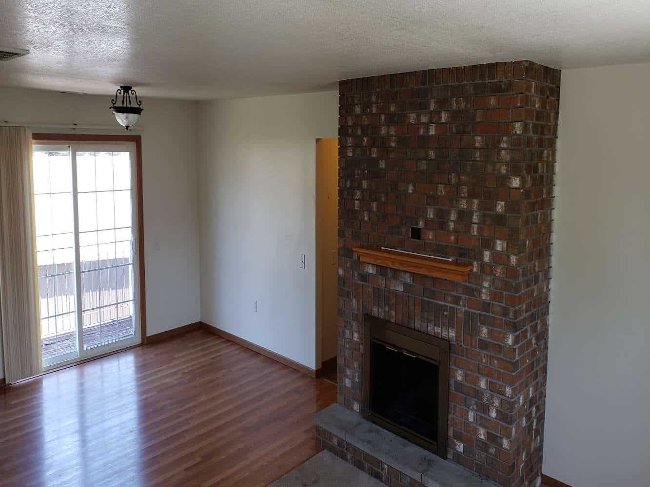 401 Hillcrest Drive fireplace in living room